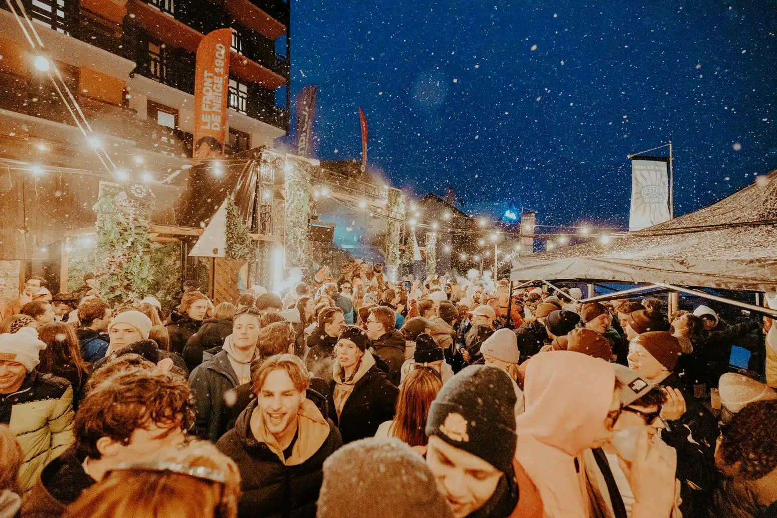 Ambiance afterski séjour étudiant Risoul